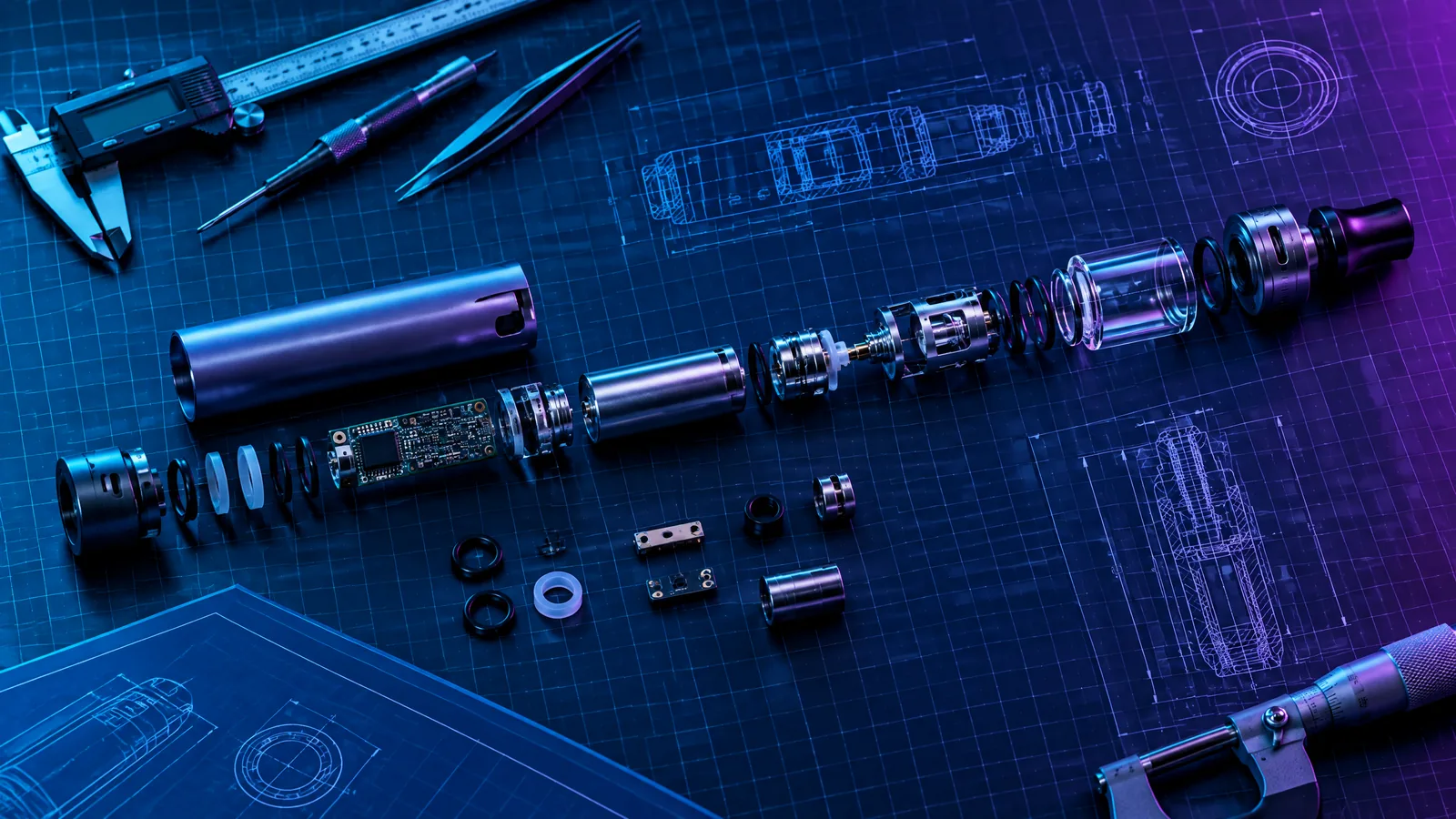 Illustrative B2B vapor hardware planning visual for OEM vs. ODM Vapor Hardware: How to Define the First Technical Brief.
