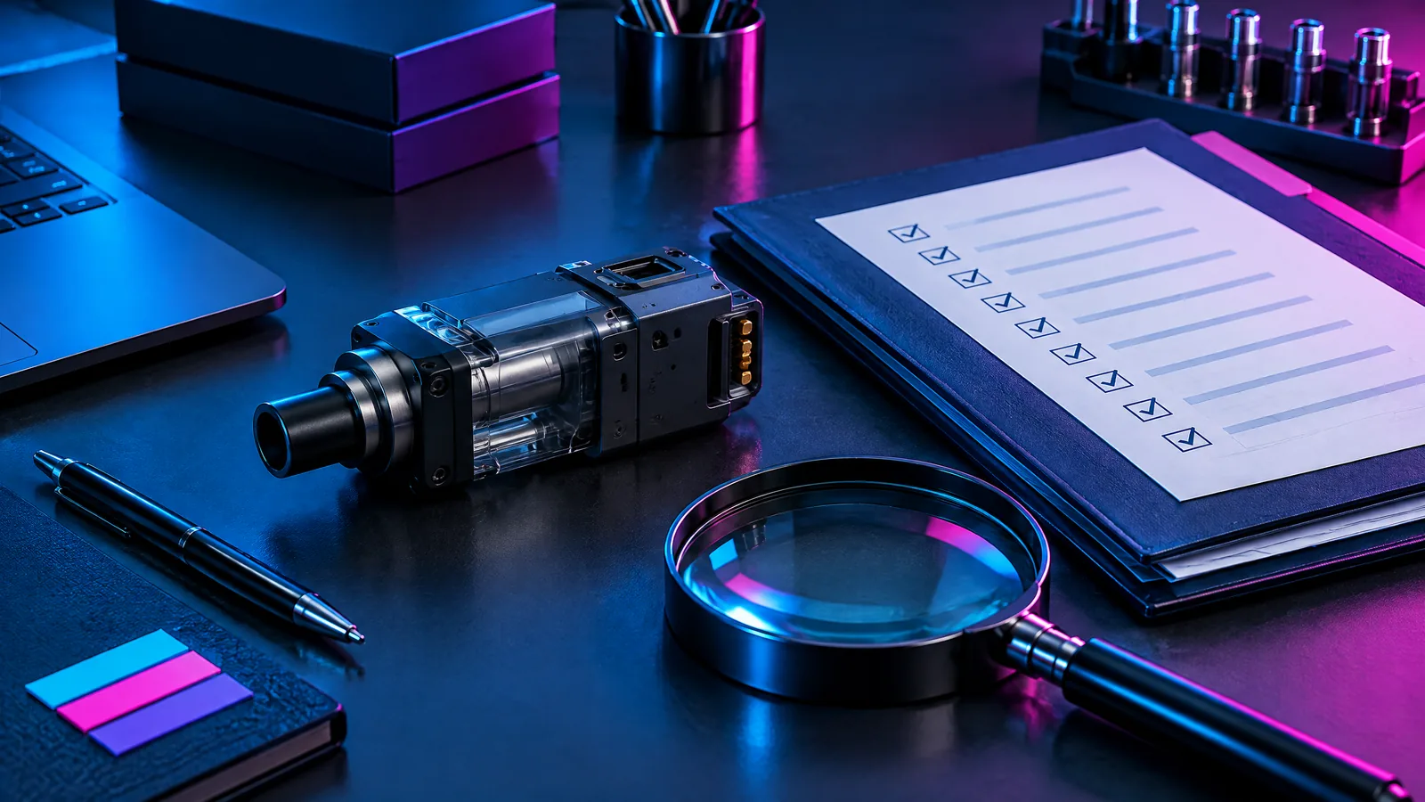 Illustrative B2B vapor hardware planning visual for Vapor Hardware Supplier Due Diligence: A 10-Question Pre-Quote Review.