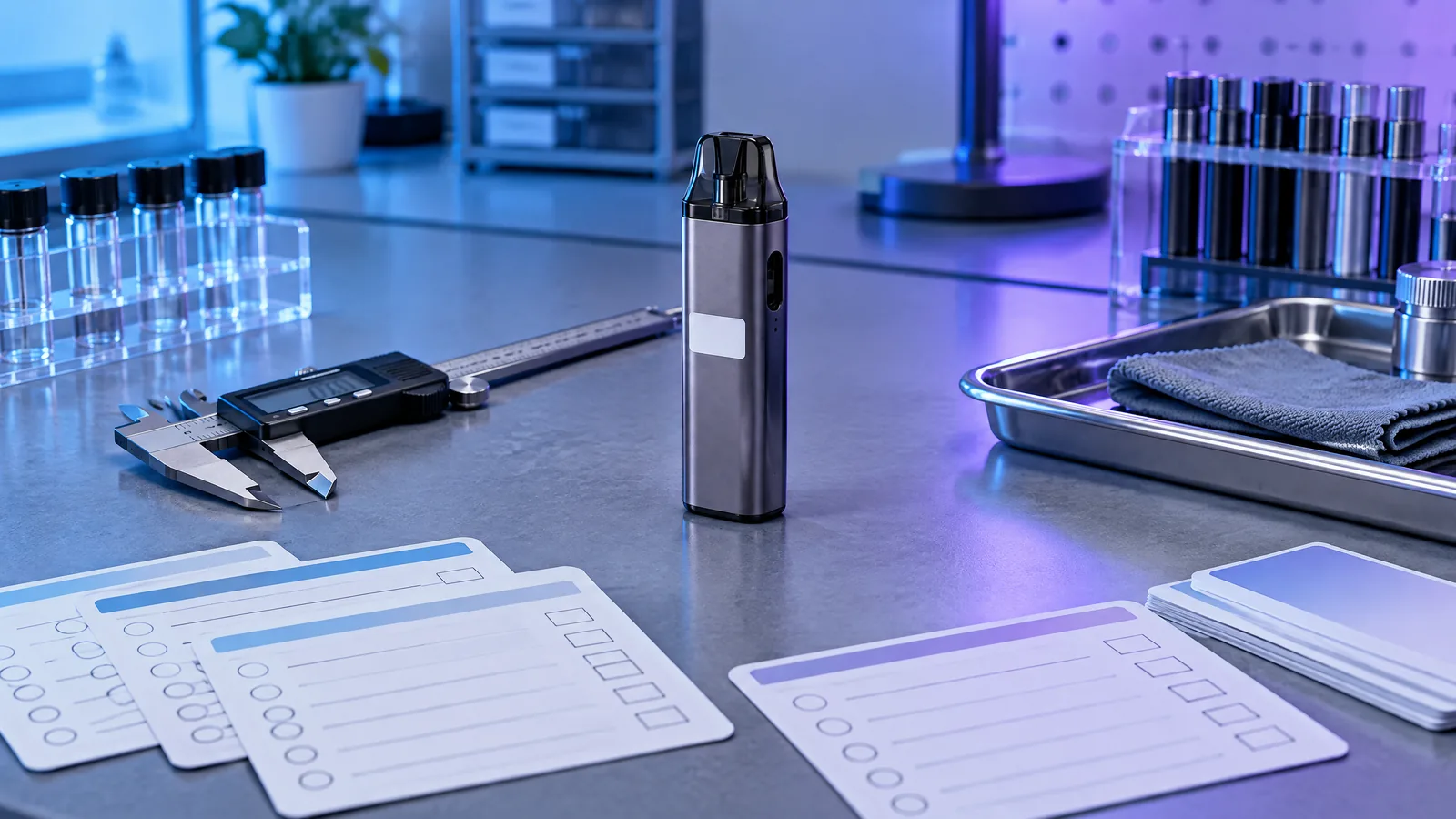 Illustrative B2B vapor hardware planning visual for How to Review a Vapor Hardware Sample Without Treating It as Final Approval.